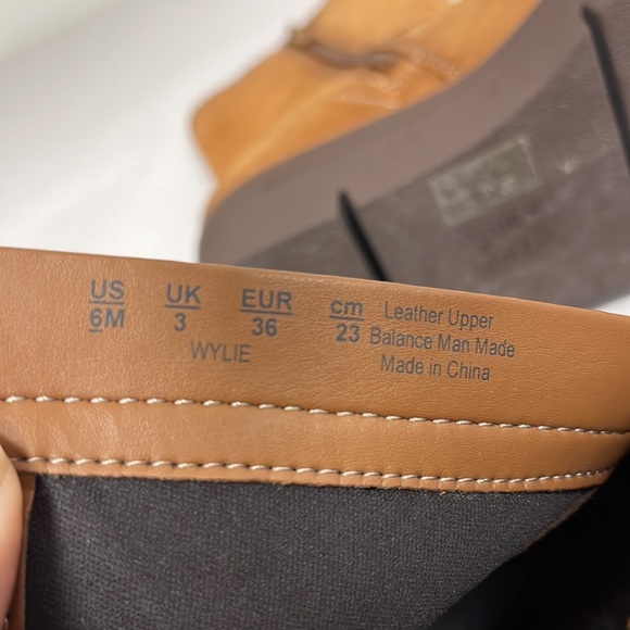 Naturalizer Wylie Suede Wedge Zip Up Flat Platform Boots Size 6M - Picture 11 of 11